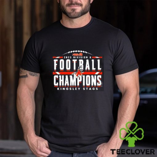 2023 Mhsaa Division 6 Football Champions Kingsley Stags Shirt
