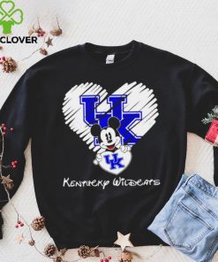 2023 Mickey Mouse heart Love Kentucky Wildcats logo shirt 3 2023 Mickey Mouse heart Love Kentucky Wildcats logo shirt