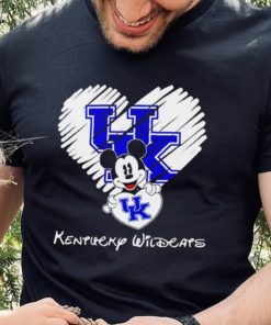 2023 Mickey Mouse heart Love Kentucky Wildcats logo shirt 4 2023 Mickey Mouse heart Love Kentucky Wildcats logo shirt