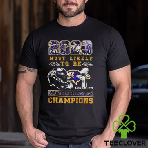 2023 Most Likely To Be Baltimore Ravens 2023 AFC North Division Champions Shirt