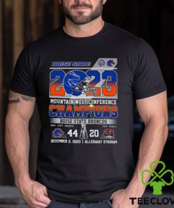 2023 Mountain West Conference Boise State Broncos 44 – 20 UNLV Rebels December 2, 2023 Allegiant Stadium T Shirt