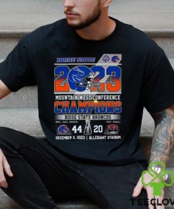 2023 Mountain West Conference Boise State Broncos 44 – 20 UNLV Rebels December 2, 2023 Allegiant Stadium T Shirt