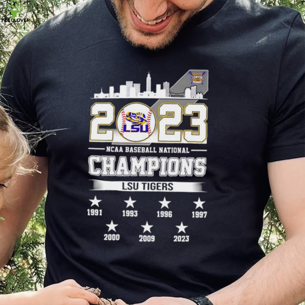 2023 NCAA Baseball National Champions LSU Tigers 7X Chams 7 stars shirt 2023 NCAA Baseball National Champions LSU Tigers 7X Chams 7 stars shirt