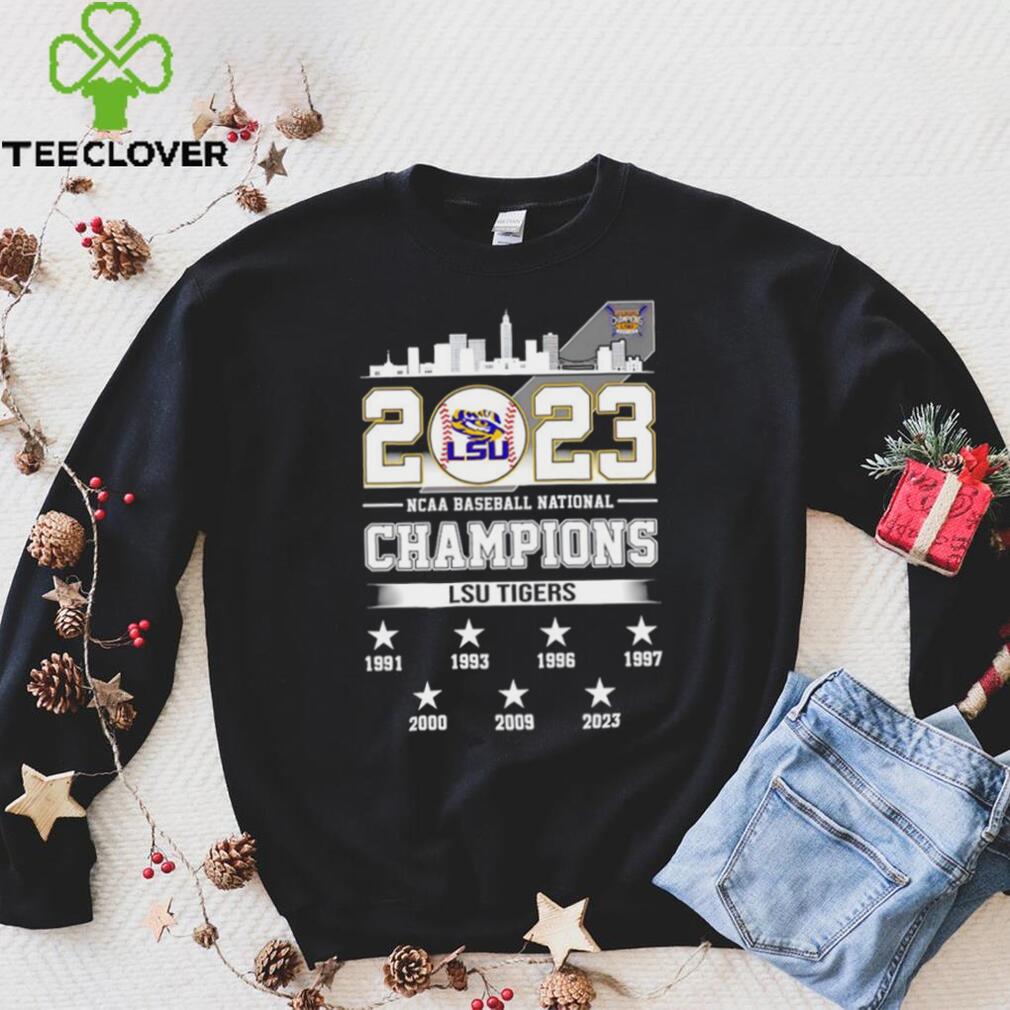 2023 NCAA Baseball National Champions LSU Tigers 7X Chams 7 stars shirt 2023 NCAA Baseball National Champions LSU Tigers 7X Chams 7 stars shirt