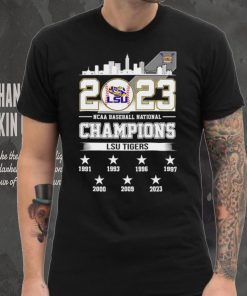 2023 NCAA Baseball National Champions LSU Tigers 7X Chams 7 stars shirt