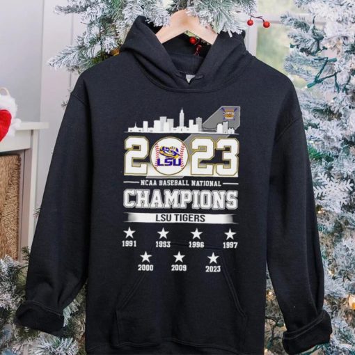 2023 NCAA Baseball National Champions LSU Tigers 7X Chams 7 stars shirt