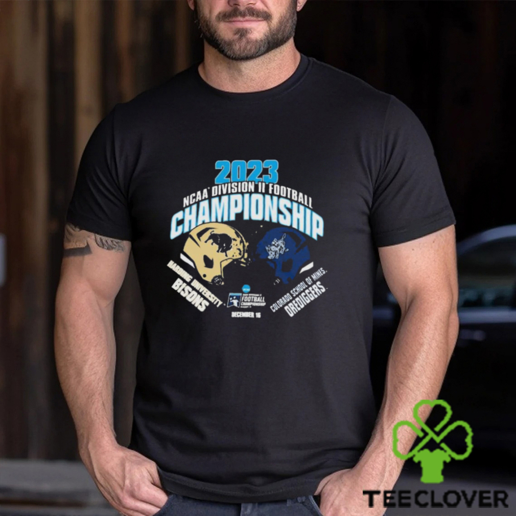 2023 NCAA Division II Football Championship Harding University Bisons Vs Colorado School Of Mines Orediggers Shirt 2023 NCAA Division II Football Championship Harding University Bisons Vs Colorado School Of Mines Orediggers Shirt