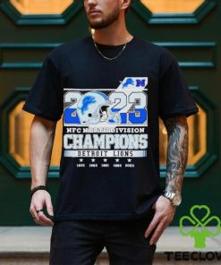 2023 NFC North Division Champions Detroit Lions Shirt