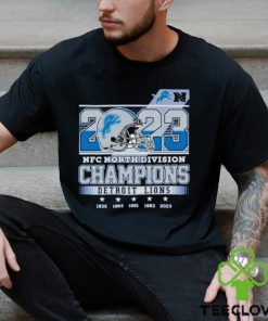 2023 NFC North Division Champions Detroit Lions new T Shirt