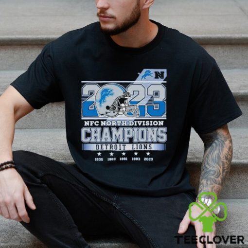 2023 NFC North Division Champions Detroit Lions new T Shirt