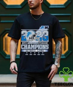 2023 NFC North Division Champions Detroit Lions new T Shirt