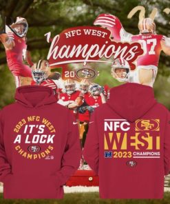 2023 NFL West Champions It’s A Lock San Francisco 49ers Hoodie, Longpants, Cap