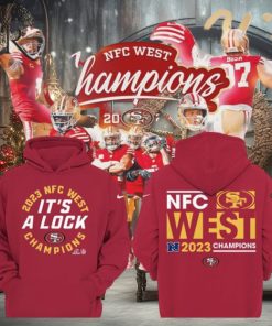2023 NFL West Champions It’s A Lock San Francisco 49ers Hoodie, Longpants, Cap