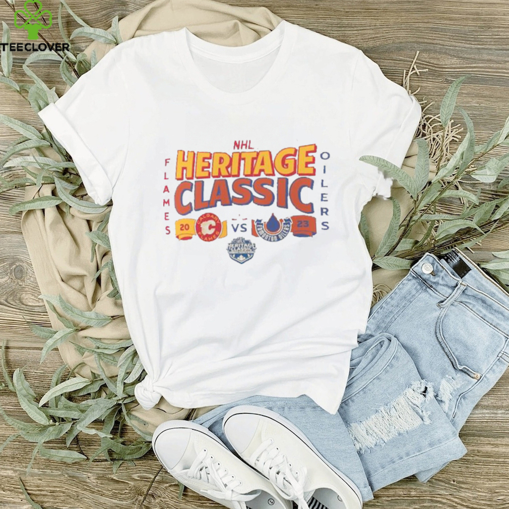 2023 NHL Heritage Classic Matchup T Shirt - Limotees
