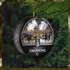 NFL Chicago Bears Flag Map US Personalized Christmas Ornaments