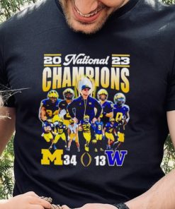 2023 National Champions Michigan 34 13 Washington shirt