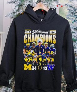 2023 National Champions Michigan 34 13 Washington hoodie, sweater, longsleeve, shirt v-neck, t-shirt