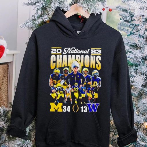 2023 National Champions Michigan 34 13 Washington hoodie, sweater, longsleeve, shirt v-neck, t-shirt