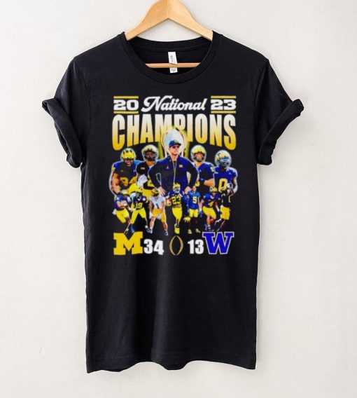 2023 National Champions Michigan 34 13 Washington hoodie, sweater, longsleeve, shirt v-neck, t-shirt