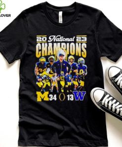 2023 National Champions Michigan 34 13 Washington hoodie, sweater, longsleeve, shirt v-neck, t-shirt