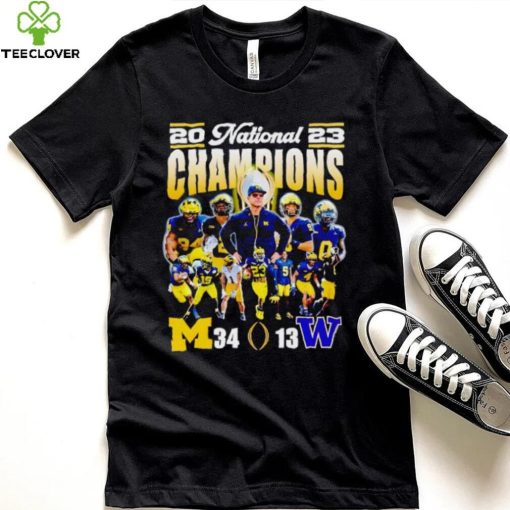 2023 National Champions Michigan 34 13 Washington hoodie, sweater, longsleeve, shirt v-neck, t-shirt