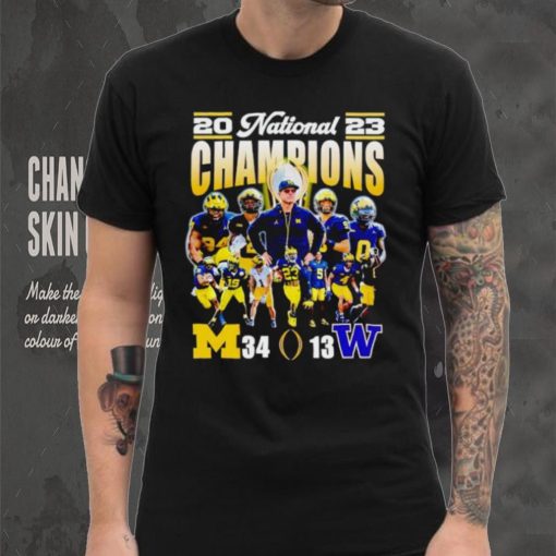 2023 National Champions Michigan 34 13 Washington hoodie, sweater, longsleeve, shirt v-neck, t-shirt