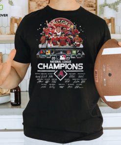 2023 National League Champions Arizona Diamondbacks Signatures Shirt