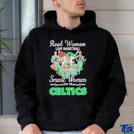 2023 Nba Real Women Love Basketball Smart Women Love The Boston Celtics Signatures Shirt