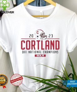 2023 Ncaa Diii Stagg Bowl 50 National Champions Are The Suny Cortland Red Dragons Football T Shirt