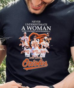 2023 Never Underestimate A Woman Who Understands Baseball And Loves Orioles Shirt