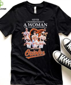 2023 Never Underestimate A Woman Who Understands Baseball And Loves Orioles Shirt