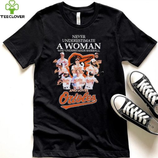 2023 Never Underestimate A Woman Who Understands Baseball And Loves Orioles Shirt