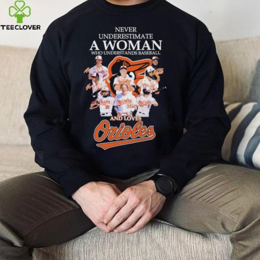 2023 Never Underestimate A Woman Who Understands Baseball And Loves Orioles Shirt