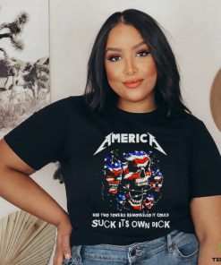 2023 Nice Skull America Had Two Towers Removed So It Could Suck It’s Own Dick American Flag hoodie, sweater, longsleeve, shirt v-neck, t-shirt