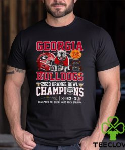 2023 Orange Bowl Champions Georgia Bulldogs 63 – 03 Florida State Seminoles December 30 2023 Hard Rock Stadium T Shirt