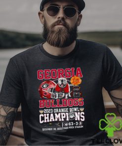 2023 Orange Bowl Champions Georgia Bulldogs 63 – 03 Florida State Seminoles December 30 2023 Hard Rock Stadium T Shirt