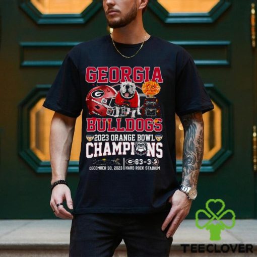 2023 Orange Bowl Champions Georgia Bulldogs 63 – 03 Florida State Seminoles December 30 2023 Hard Rock Stadium T Shirt