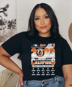 2023 Orioles al east division champions baltimore orioles shirt