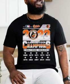 2023 Orioles al east division champions baltimore orioles shirt