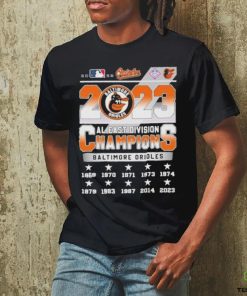 2023 Orioles al east division champions baltimore orioles shirt