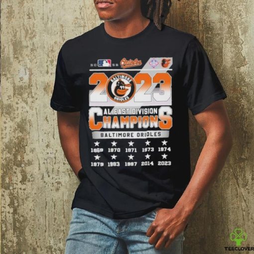 2023 Orioles al east division champions baltimore orioles shirt