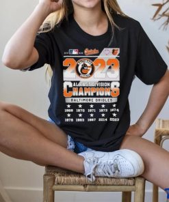 2023 Orioles al east division champions baltimore orioles shirt