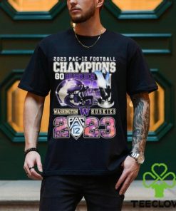 2023 PAC 12 Football Champions Go Huskies Washington Huskies T Shirt