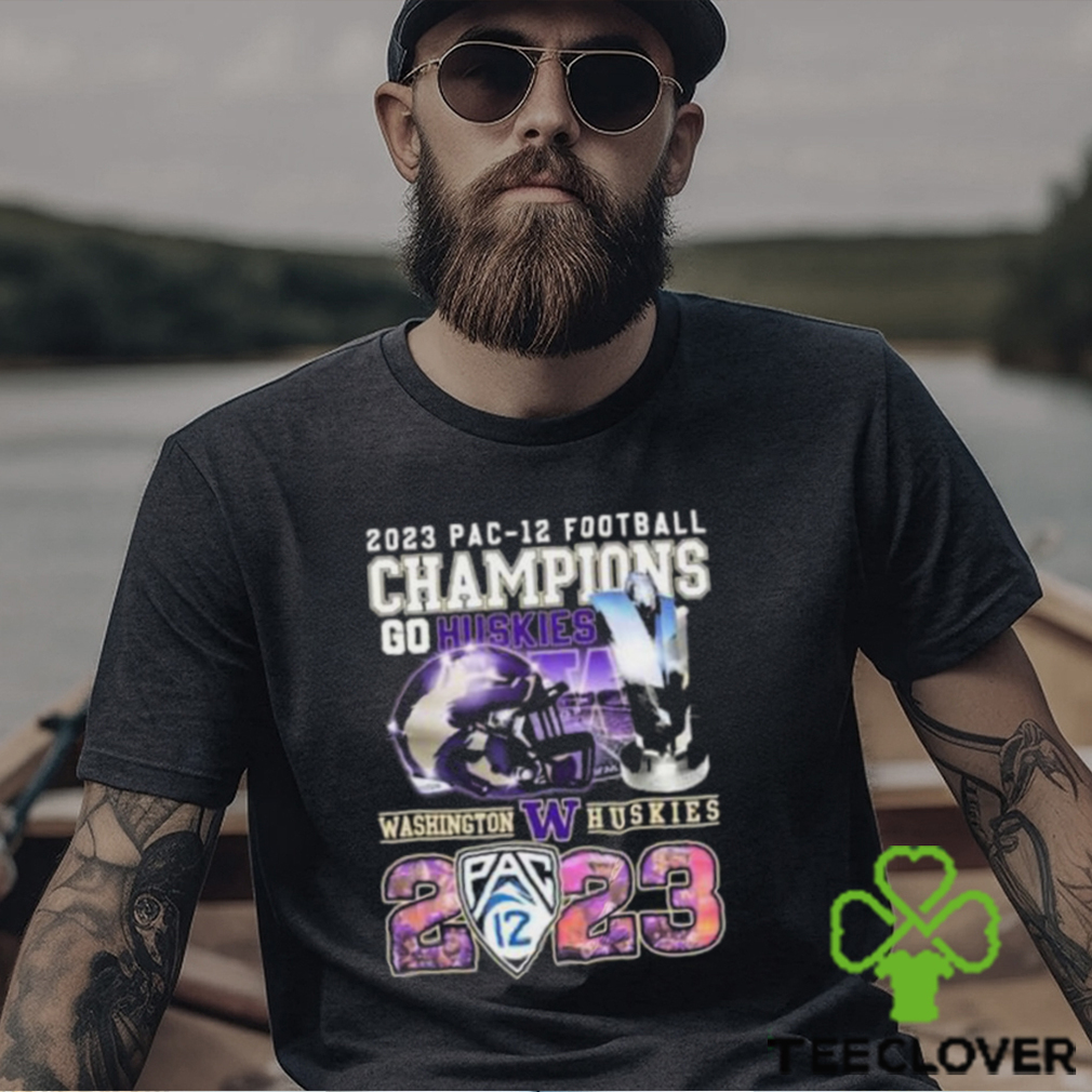 2023 PAC 12 Football Champions Go Huskies Washington Huskies T Shirt 2023 PAC 12 Football Champions Go Huskies Washington Huskies T Shirt