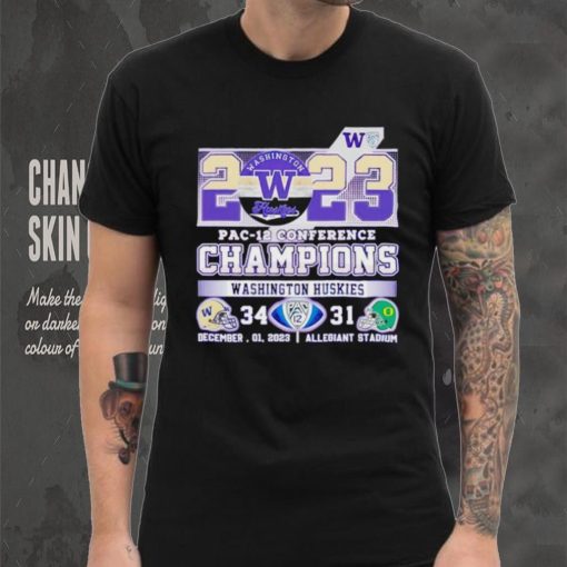 2023 Pac 12 Conference Champions Washington Huskies 34 31 hoodie, sweater, longsleeve, shirt v-neck, t-shirt