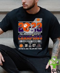 2023 Palmetto Trophy Champions Clemson Tigers 16 – 07 South Carolina Gamecocks November 25, 2023 Williams Brice Stadium T Shirt