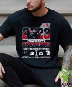 2023 Peach Bowl Champions Ole Miss Rebels 38 – 25 Penn State Nittany Lions December 30 2023 Mercedes Benz Stadium T Shirt