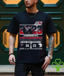 2023 Peach Bowl Champions Ole Miss Rebels 38 – 25 Penn State Nittany Lions December 30 2023 Mercedes Benz Stadium T Shirt