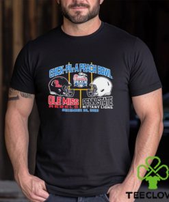 2023 Peach Bowl Ole Miss Rebels vs. Penn State Nittany Lions Helmet Shirt 1 2023 Peach Bowl Ole Miss Rebels vs. Penn State Nittany Lions Helmet Shirt