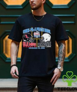 2023 Peach Bowl Ole Miss Rebels vs. Penn State Nittany Lions Helmet Shirt 2 2023 Peach Bowl Ole Miss Rebels vs. Penn State Nittany Lions Helmet Shirt